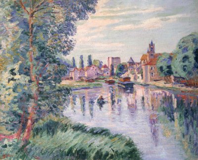Das alte Samois, um 1900 von Jean Baptiste Armand Guillaumin